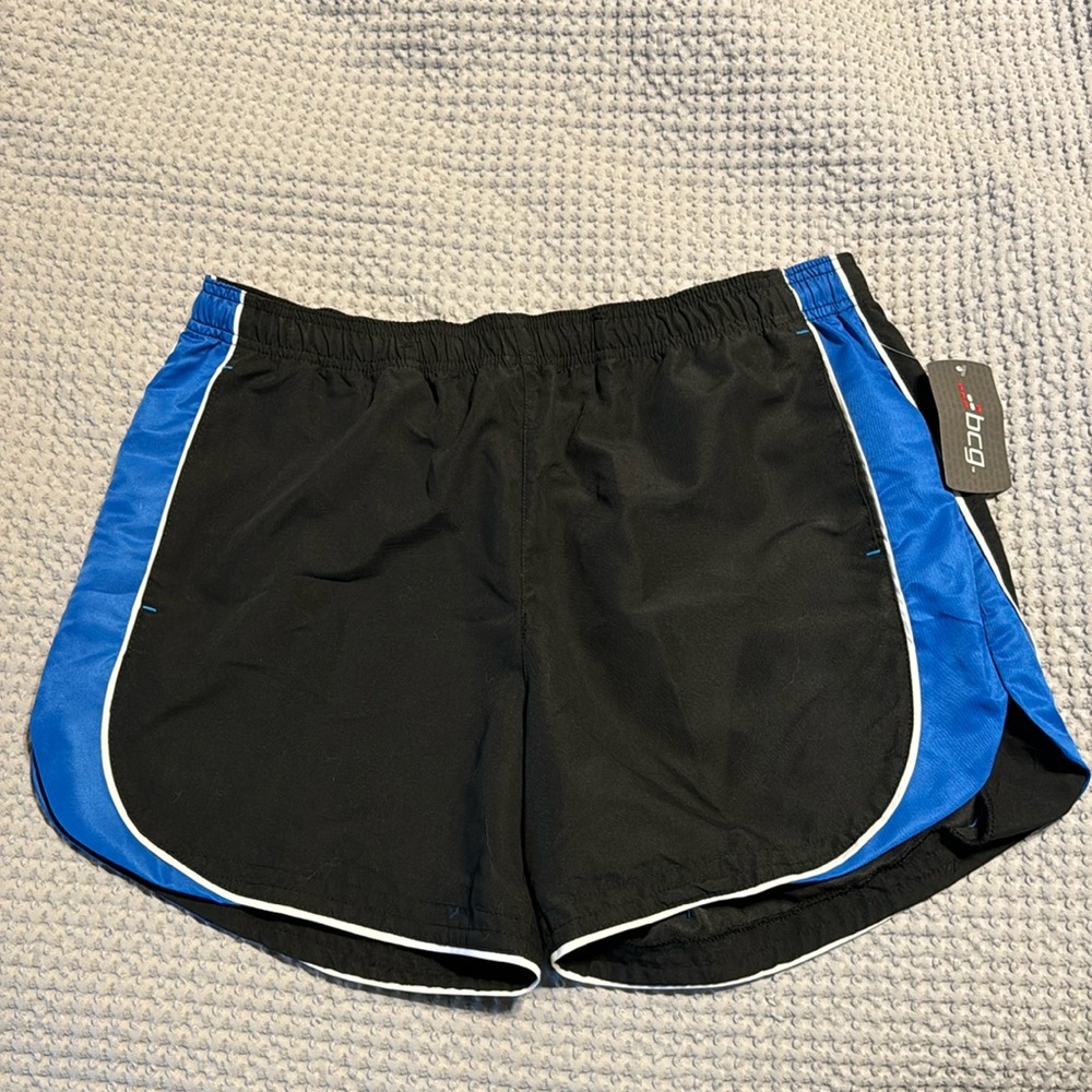 Black athletic shorts